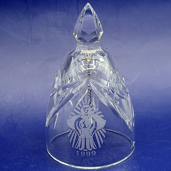 Vintage Waterford Crystal 1999 Songs of Christmas Bell Joy To The World Signed - Picture 1 of 10